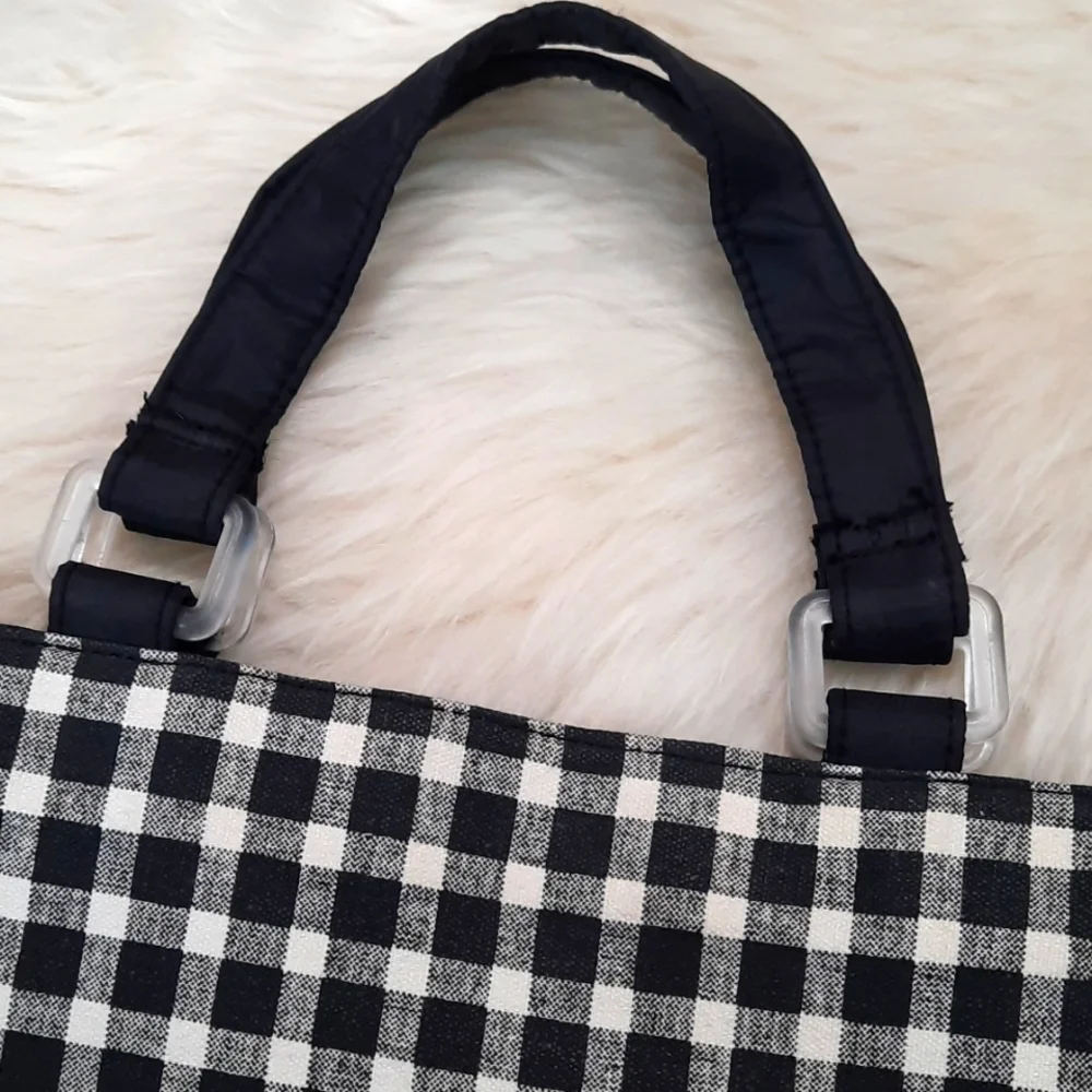90's Boxy Checkered Handbag - Picture 6 of 6